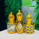 6ml fancy Golden Attar bottle - Modle No 785